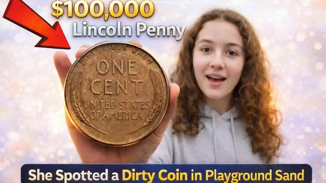 She Found a Dirty Coin in Playground Sand