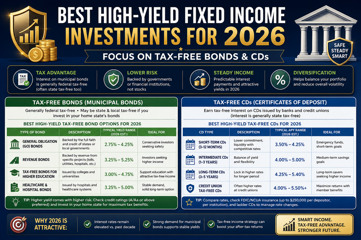 Best High-Yield Fixed Income Investments for 2026"